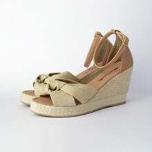 Women Heeled Sandals - 米色 - 查看 5