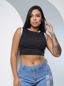 Women Tops - 黑色 - 查看 3