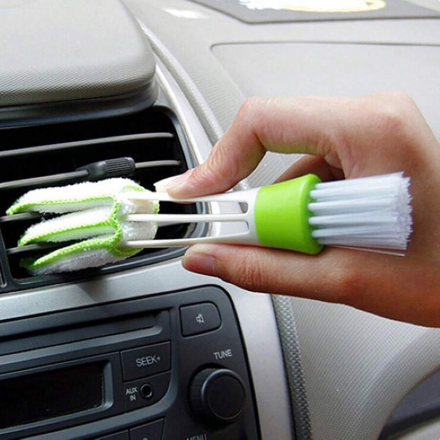 Awokee 1 Plastic Car Brush Cleaning Tool, Car Air Conditioning Vent Louver Keyboard Cleaner,Garden Tools