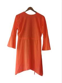 Women Tops - 橘色 - 查看 1