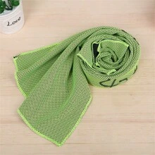 1pc Cooling Towel For Exercise And Outdoor Activities, Quick Dry And Ice Cold - Light Gray - View 7