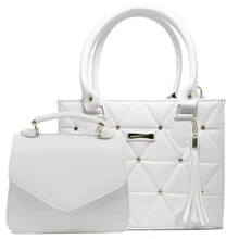 Women Bag Sets - White - View 1