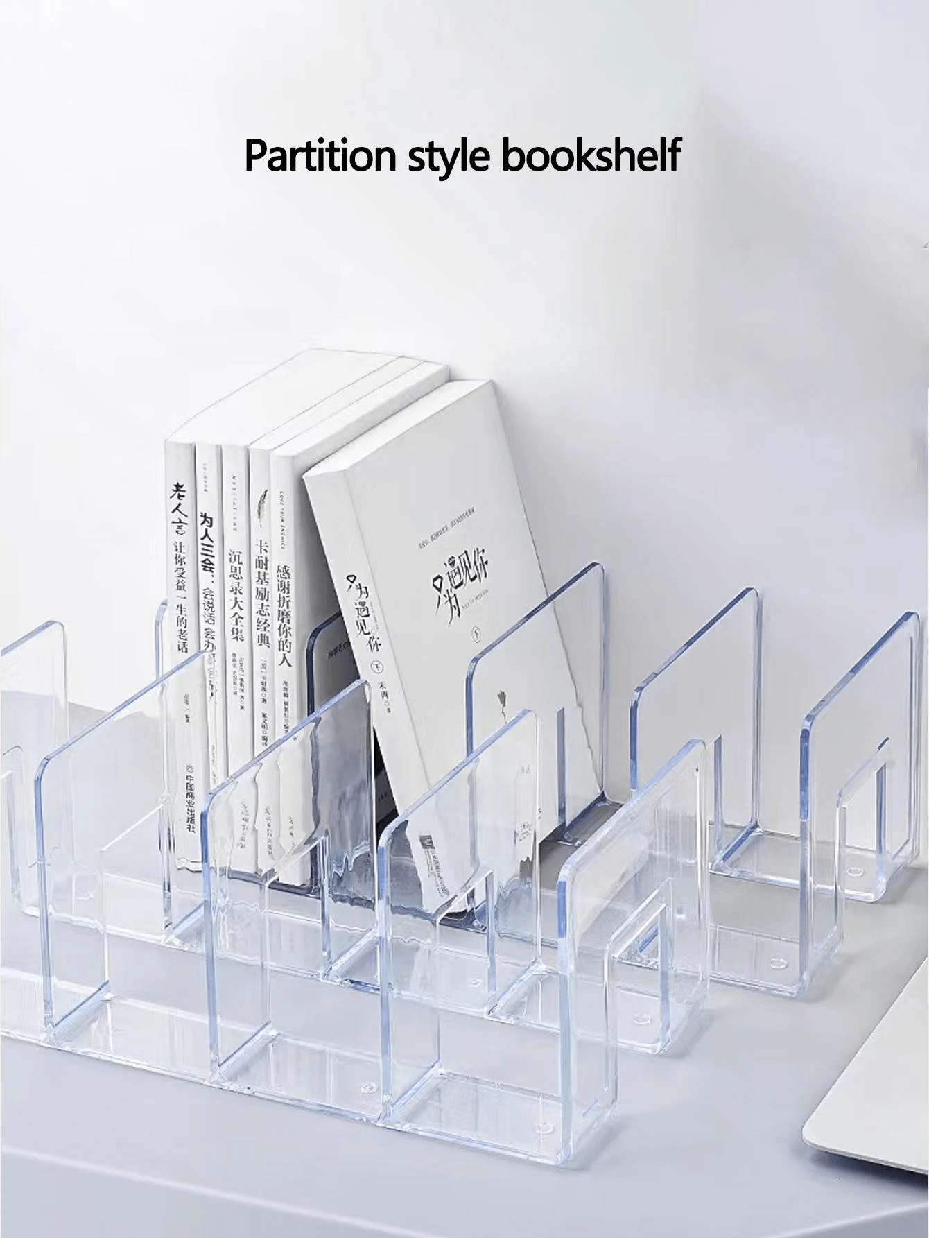 1pc Thickened Plastic 4-tier Book And File Organizer, Suitable For ...