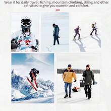 1顶纯色女士保暖针织帽，户外翻边针织帽，冬季滑雪帽，时尚保暖 - 彩色 - 查看 10