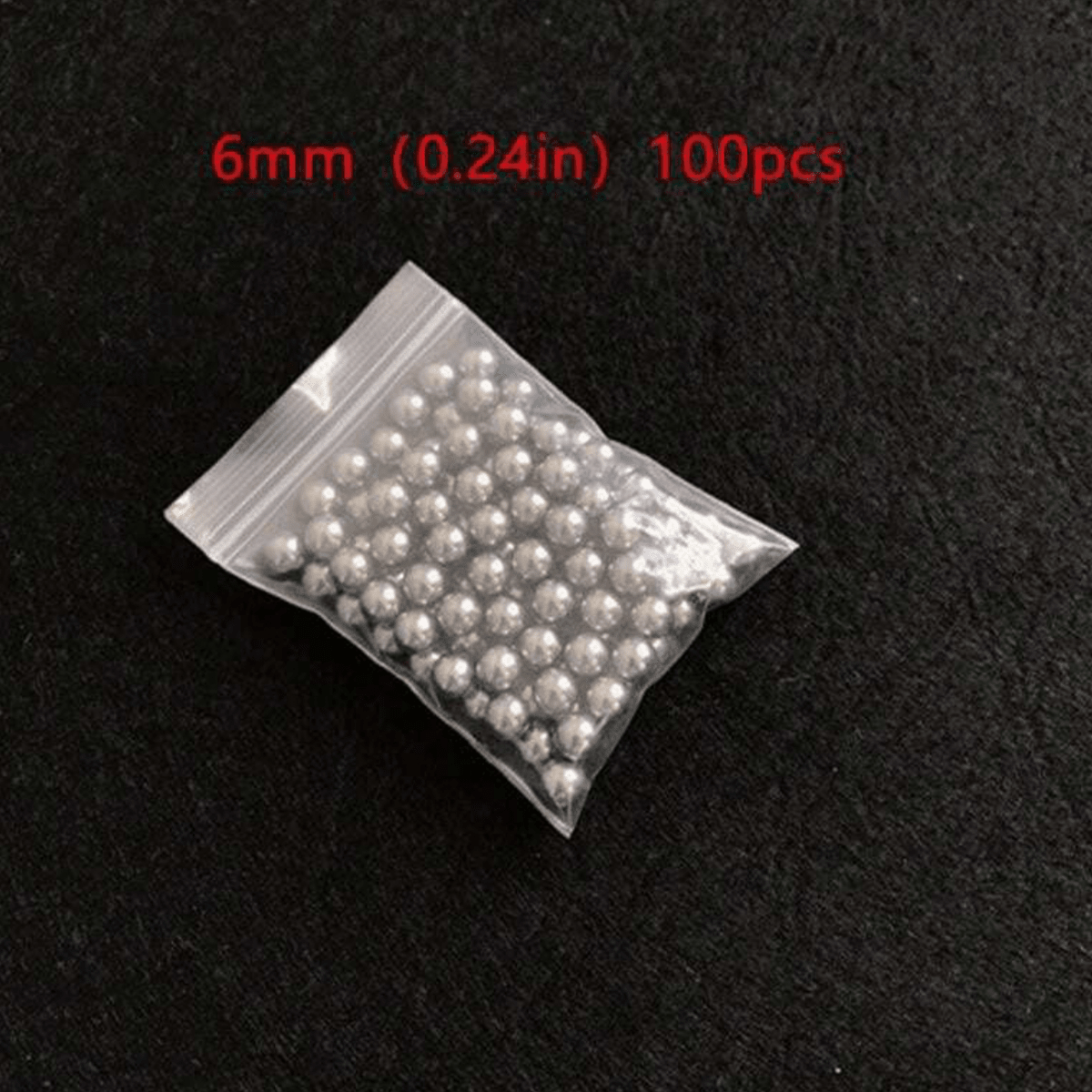 100pcs 5/6mm Stainless Steel Slingshot Hunting Ammo Ball, Slingshot