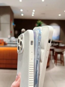 Apple 3pcs Solid Color Woven Featherdown Phone Case, Full Wrapped And Anti-Drop, Compatible With IPhone 15/15Pro/15Pro Max/15Plus/11/12/13/14/XS/XR/11Pro/11Pro Max/12Pro/12Pro Max/13Pro/13Pro Max/14Pro/14Pro Max/14Plus/7Plus/8Plus/8/SE2 Waterproof Shockproof Scratch Resistant