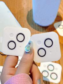 1入組閃光全覆蓋相機鏡頭保護玻璃，適用於 iPhone 13、13 迷你版、13 Pro Max、14、14 Plus、15 Pro Max