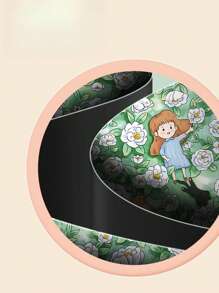 1入兒童摺疊傘,防紫外線遮陽3摺傘,ins風格便攜式戶外遮陽傘,適用於男孩和女孩,印有可愛卡通圖案 - 兒童傘 - 查看 4