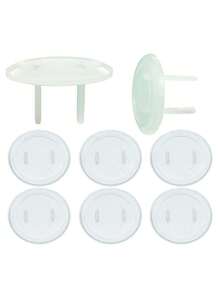 Protector de Enchufes 8 Piezas - Protectores de Enchufe Antieléctricos, Plástico Transparente, Seguridad Eléctrica, Protección Infantil, Protectores para Bebé en el Hogar - Protectores de Enchufes Esenciales - transparente - Ver 3