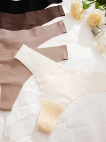 5pcs/Set Women's Sexy Thongs Underwear - Multicolor - View 5