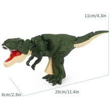 1入組顏色隨機的咬牙恐龍玩具,擺尾巴的玩具恐龍,適合男孩,減壓可壓縮的恐龍玩具 - 彩色 - 查看 5