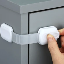 Drawer Lock Belt, Child Drawer Latch - Grey - View 1
