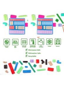 Silicone Block Mold 11x11cm Set Of 2 Pieces - Multicolor - View 7