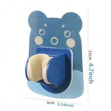 1只卡通圖案浴室淋浴頭收納架和掛鉤,自粘式掛鉤 - 彩色 - 查看 4