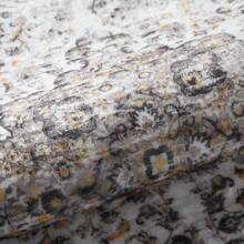 優雅輕奢風格花瓣圖騰室內裝飾地毯,適用於客廳、臥室、床邊、餐廳、廚房和辦公室椅墊/墊子,家居門口拖鞋墊,嬰兒爬行墊,戶外野餐毯 - 灰色 - 查看 5