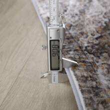 優雅輕奢風格花瓣圖騰室內裝飾地毯,適用於客廳、臥室、床邊、餐廳、廚房和辦公室椅墊/墊子,家居門口拖鞋墊,嬰兒爬行墊,戶外野餐毯 - 灰色 - 查看 8