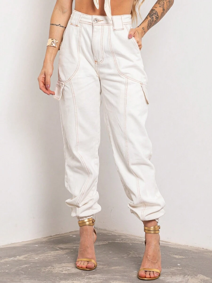 Women Jeans - Rửa trung bình - Xem 1