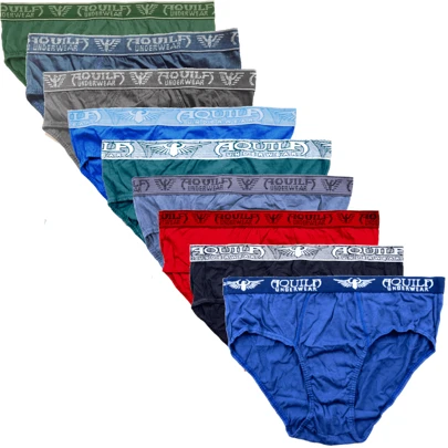 Kit Cueca Masculina 6 Cueca Plus Size Slip G1 G2 G3 Algodão