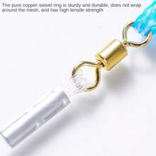 1pc Style Fishing Net, American Fishing Net, Steel Sinker Chain, Tire Line Material, Suitable For Beginners, Easy To Operate, Very - Redwood - View 6