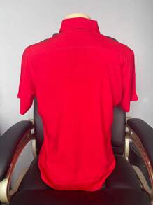 Men Shirts - 紅色 - 查看 2