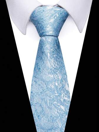 AlanKing 1 pezzo Cravatta da uomo con stampa paisley, larghezza 8 cm, adatta per festival, matrimoni e lavoro