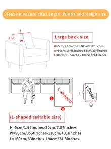 1 cái Trọn gói bọc ghế sofa đàn hồi chống trượt jacquard chống trầy xước bọc ghế sofa - màu xanh lá - Xem 3