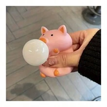 減壓發洩娃娃,隨時攜帶成人減壓玩具,派對道具,派對玩具,生日禮物玩具,聖誕襪毛絨玩具,嘉年華獎品,學校課堂獎勵,皮納塔填充物 - 淺粉色 - 查看 7