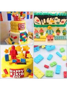 Silicone Block Mold 11x11cm Set Of 2 Pieces - Multicolor - View 4