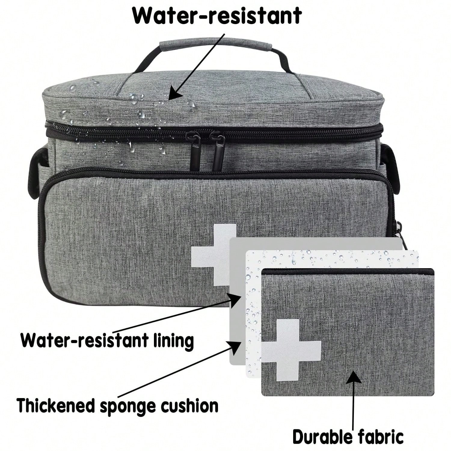 WaterResistant Thickened Sponge Cushion Fabric Medical Bag for Sale