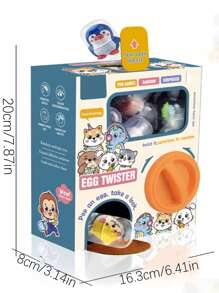 Cat-Themed Animal Twist Egg Vending Machine Blind Box Plush Toy Claw Crane Table Game Color-Changing Dinosaur Surprise Diy Gift Set - Multicolor - View 2
