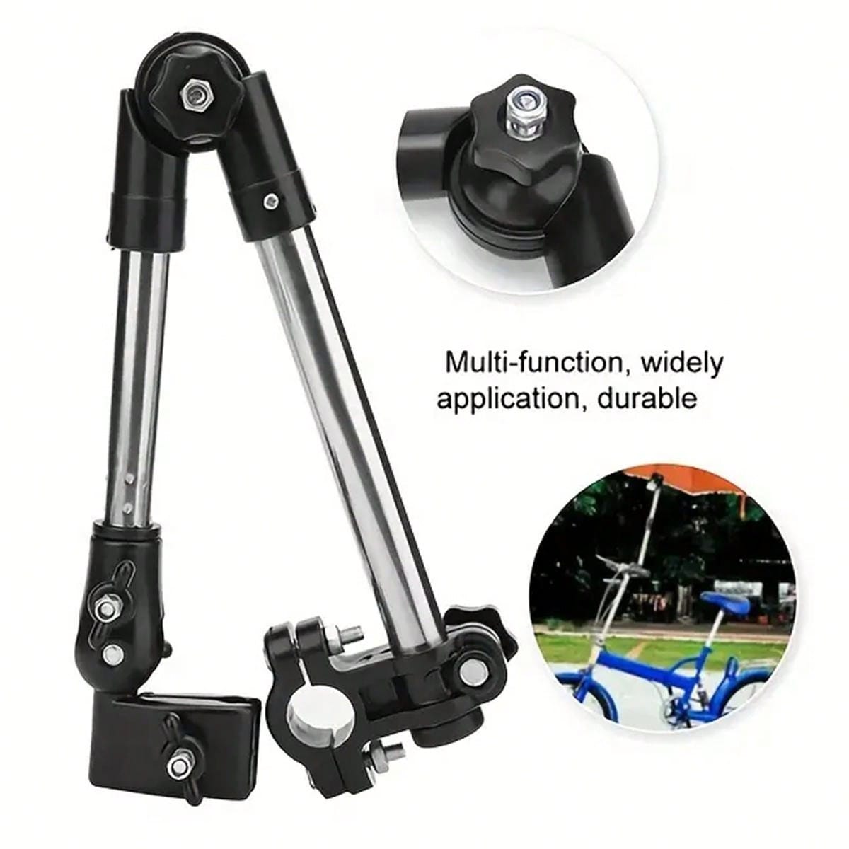 Bicycle Umbrella Holder For Sun And Rain Protection, Designed For