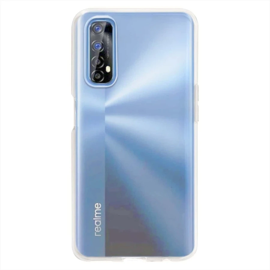 INSTACASE Funda para Realme Transparente, Protector para Realme Uso Rudo, Case para Realme Antigolpes, Carcasa para Realme a Prueba De Golpes TPU - Transparente - Ver 1