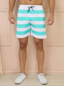 Men Shorts - 薄荷綠 - 查看 1