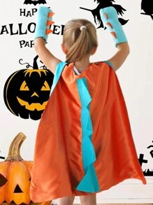 Disfraz De Dinosaurio Niño Cosplay Traje De Rendimiento - Naranja - Ver 1