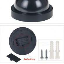 1 Piece Of Simulated Camera With Light, Simulated Monitor, Fake Camera, Fake Monitor, Fake Camera - Black - View 6