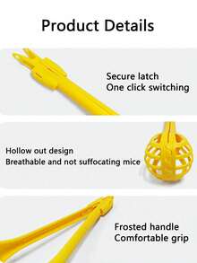 1pc Dual-purpose Life Interaction Clip For Hamster ( Random Color ) - Multicolor - View 3