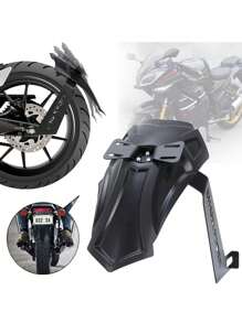 Universal Salpicadera Trasera Para Motos - Negro - Ver 3
