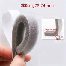 2卷門窗密封條，EVA自粘隔熱海綿膠帶，隔音門窗海綿隔音排除帶，防塵