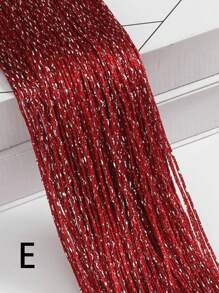 1 pieza Cortinas decorativas de cuerda para puerta Deseosamente para la vida, Panel de pared con flecos, Divisor de habitaciones para boda, fiesta, restaurante, hogar - Multicolor - Ver 8