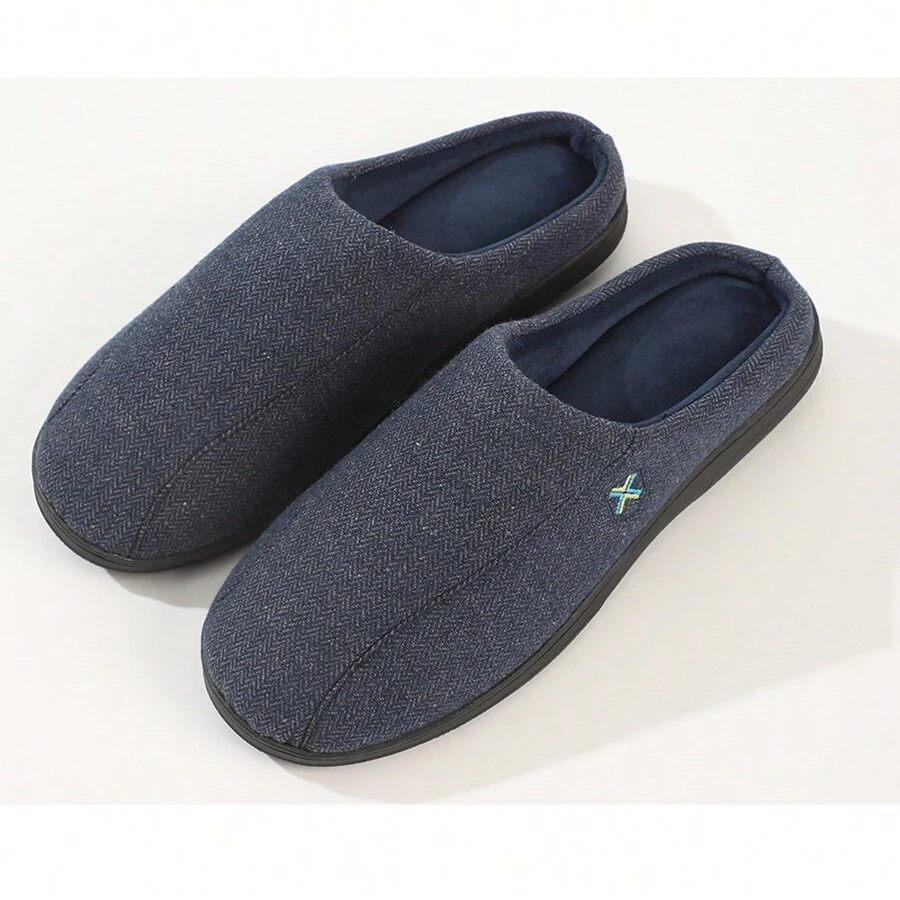 Pupeez Men's Soft Memory Foam Indoor Outdoor Clog Slipper - 藏蓝色 - 查看 1