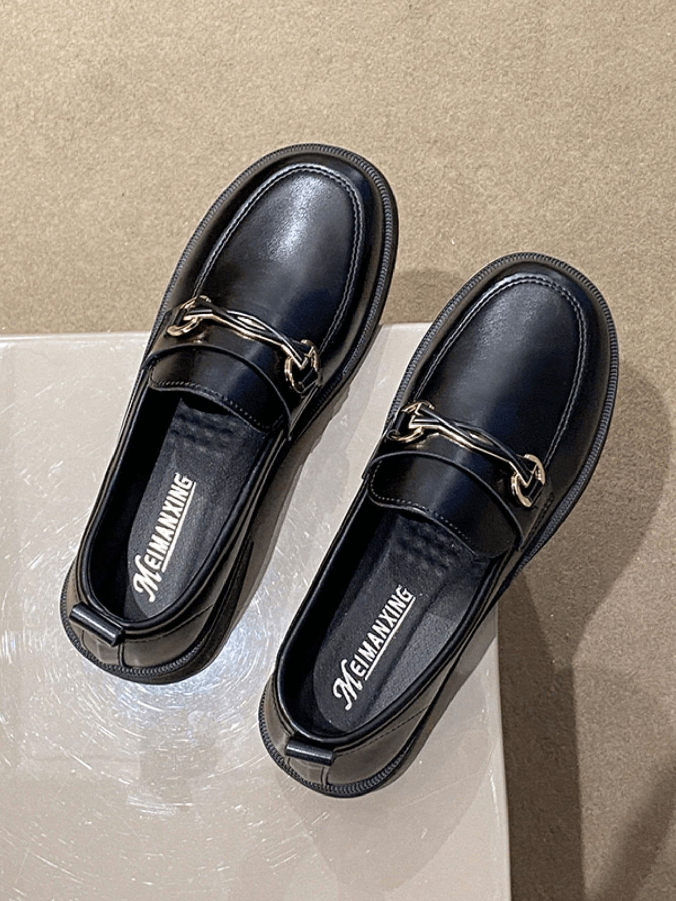 Women'S Soft Leather Oxford Shoes, British Style, New Arrival