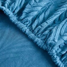 1入固色提花椅套,防塵、抗皺和高彈性,全季節通用,適用於辦公室和家庭椅子 - 淺藍色 - 查看 8