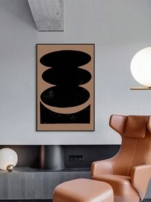 3入組帆布印刷海報,現代抽象黑白灰花瓶圖案藝術裝飾客廳臥室沙發床頭背景,走廊櫥櫃書桌裝飾,家居裝飾掛畫,無框,pvc管包裝安全送達 - 彩色 - 查看 3