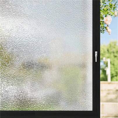 لفة من فيلم الخصوصية المثلج: غطاء نافذة لحجب الشمس، ملصق نافذة، غطاء نافذة للحمام لمنع الحرارة، فيلم تجميد النوافذ للاستخدام ليلاً ونهاراً، ملصقات، ديكور الحائط، ديكور فينيل لديكور المنزل، عناصر ديكور الربيع لتجديد منزلك، ملصقات ديكور الاحتفالات، هدايا لعيد الميلاد والتخرج والعودة إلى المدرسة، ديكور الغرفة، لوازم المدرسة