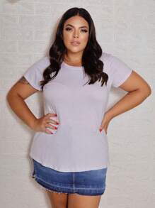 Plus Size Blouses - White - View 1