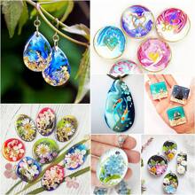 1pc DIY Geometric Earrings & Necklace Crystal Glue Mold Mirror Silicone Mold For Women's Epoxy Resin Jewelry Making