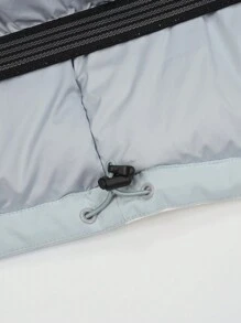 TECTOP Men's Waterproof Ski Jacket, Winter Snow Sports Outdoor Wear With Multi-Pocket & Zipper Front Design Ski Outfits - Mint Blue - View 9