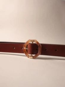 Women Belts - Burgundy - View 3