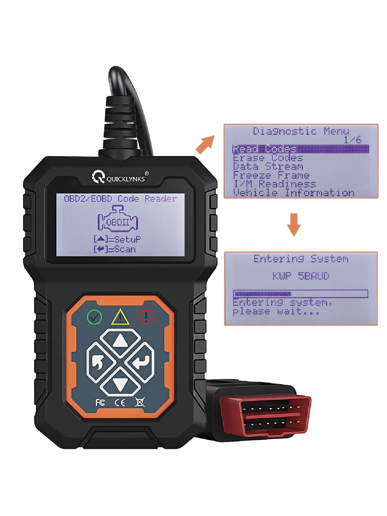 2023 QUICKLYNKS Newest Car Full OBD2/EOBD Diagnostic Tools Automotive