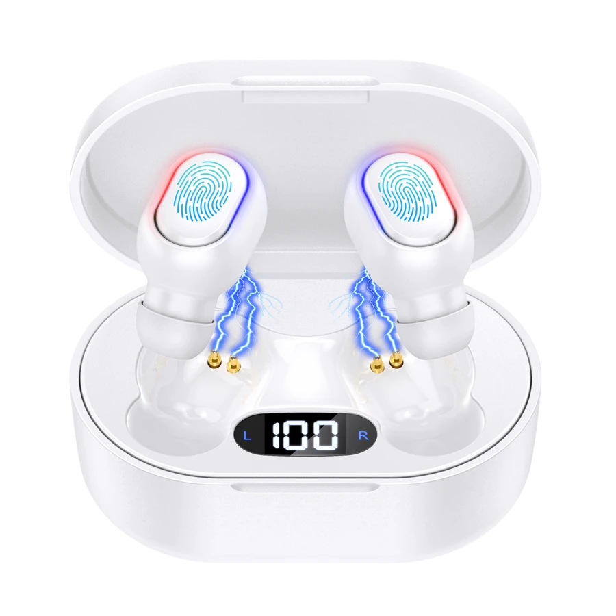 1Hora Audífonos in-ear inalámbricos A8s TWS - Blanco - Ver 1